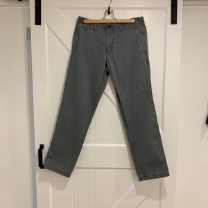 Men Gap Straight Leg Grey Khaki